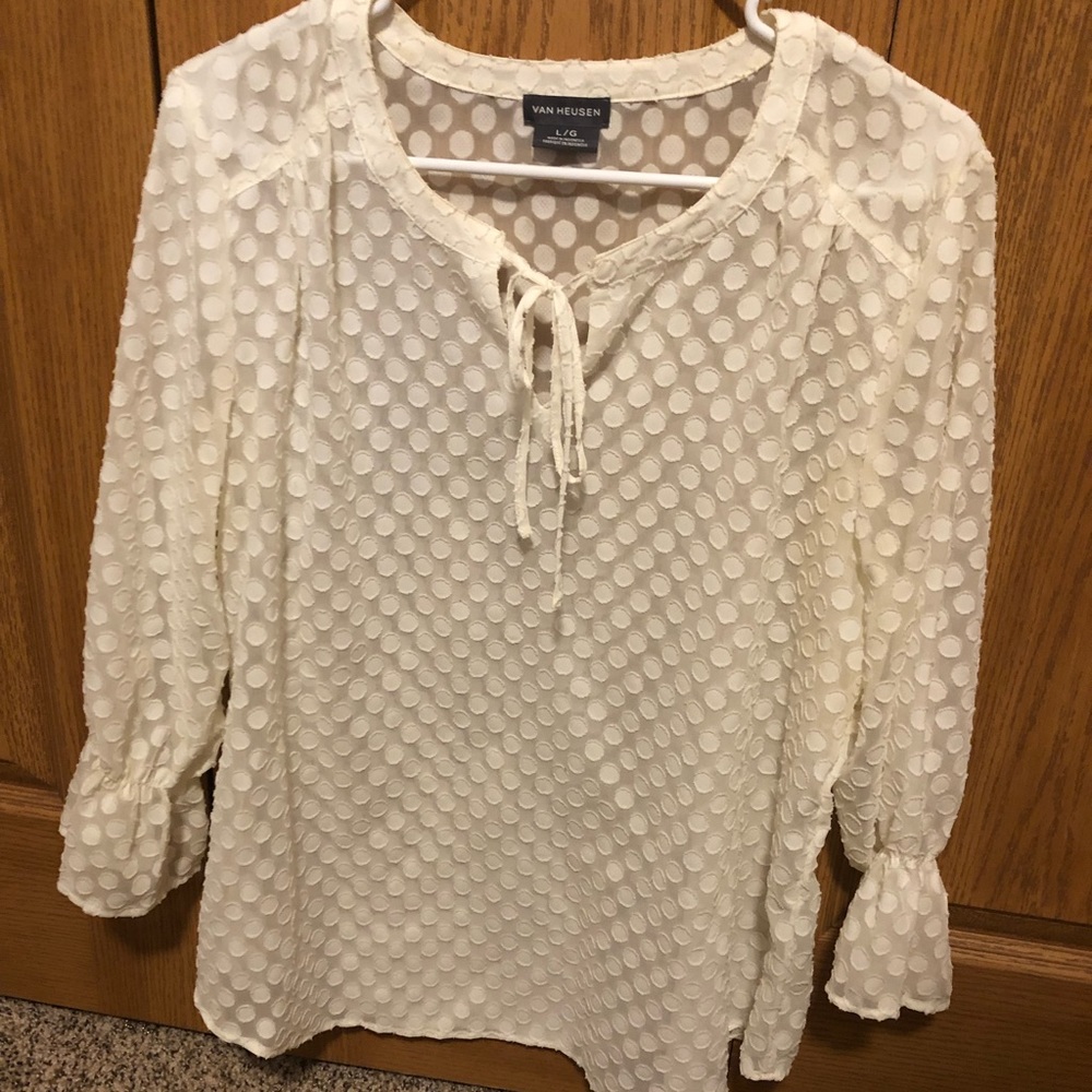 Van Heusen Sheer Blouse